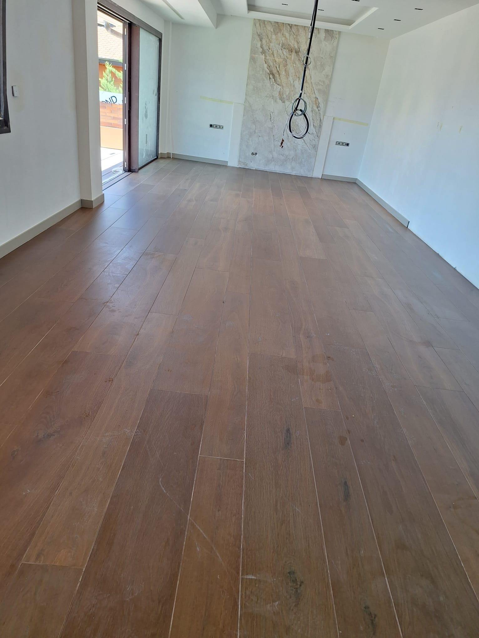 Después: salón limpio y listo para entregar